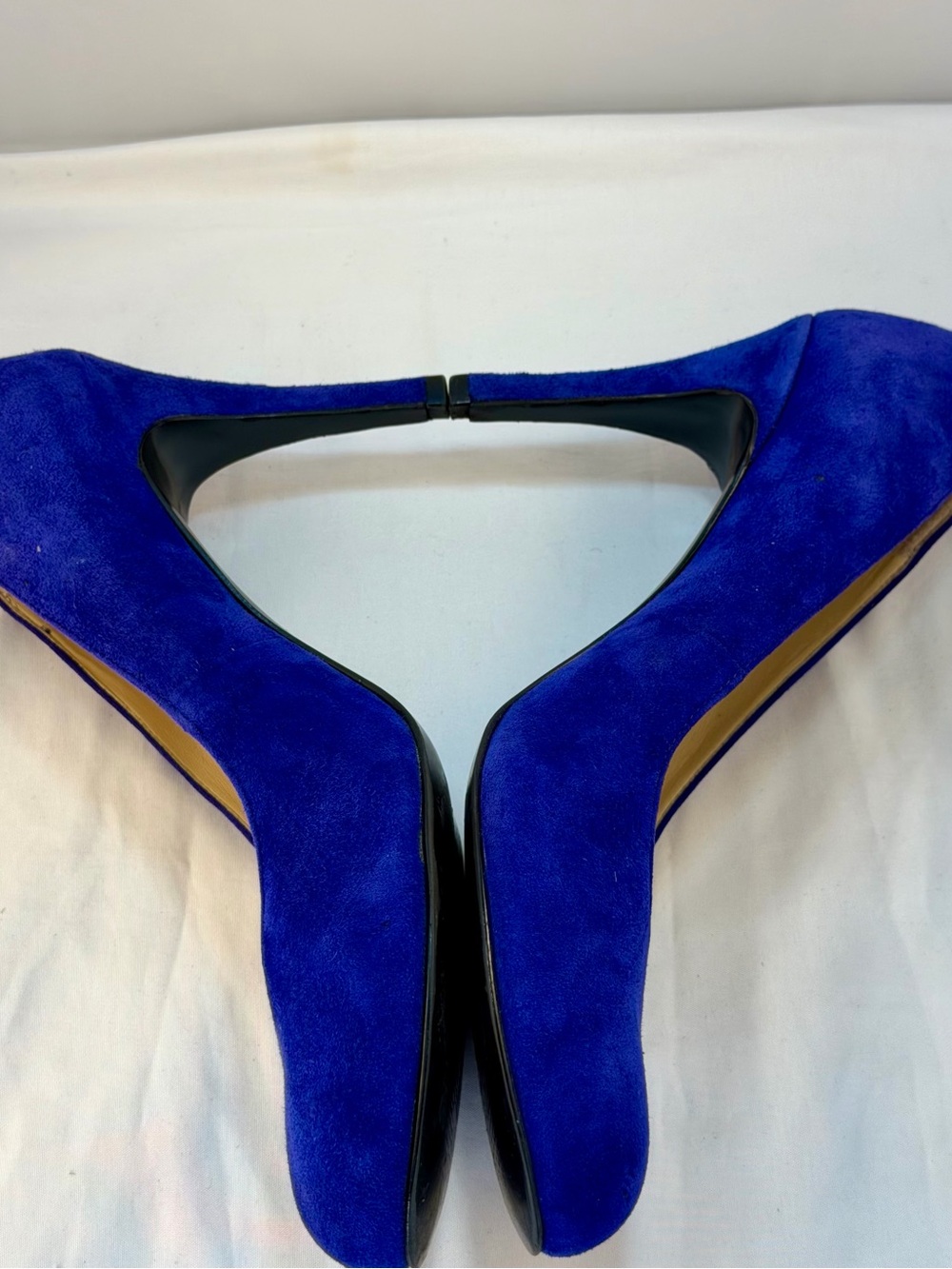 Nine West Royal Blue Suede Pumps - Picture 12 of 14